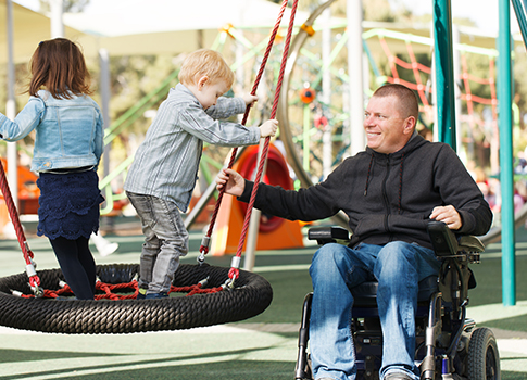 Children playing in the park