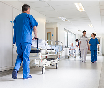 Nurses working in sepsis ward of hospital